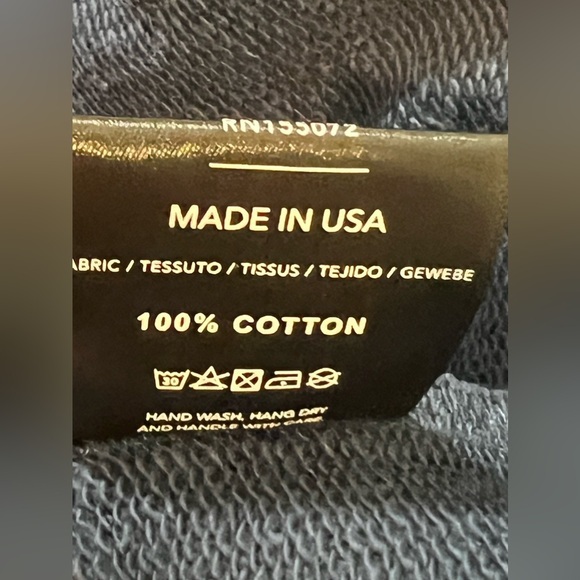 Homme Femme Pegasus hoodie pull over sweatshirt navy size small - Picture 8 of 10